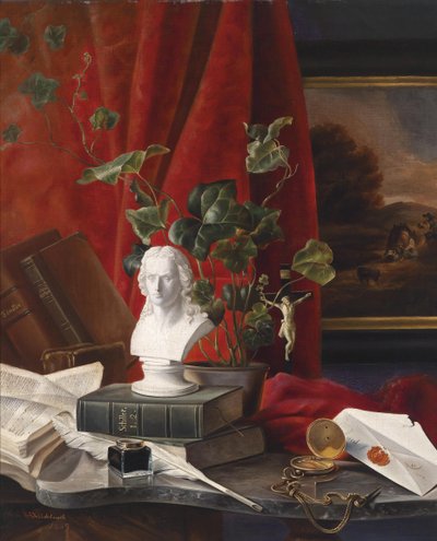 Hommage aan Friedrich Schiller door H. Wiedebusch